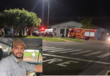 Homem de 28 anos perde a vida em acidente entre carro e moto no centro de São Gabriel do Oeste