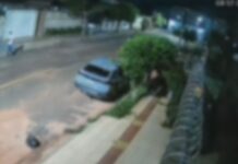 VÍDEO: criminoso tenta estuprar idosa e é expulso da casa a cadeiradas em Campo Grande