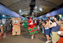 Natal dos Sonhos encanta público na Feira Central com parada natalina