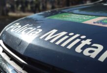 Homem é detido com spray de tinta e drogas após suspeita de pichação em São Gabriel do Oeste