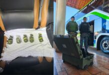 Granadas são apreendidas em mochila de passageiro durante abordagem a ônibus em MS