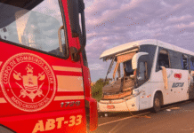 Duas mulheres morrem em colisão entre ônibus e carreta em MS