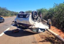 Delegado aposentado morre em acidente com capotamento na BR-158 em Três Lagoas