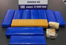 Polícia Militar e PRF em fiscalização e apreende mais de 10 quilos de drogas em Sonora