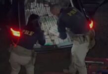 Motorista foge da PRF e abandona carro com 1 tonelada de maconha em bairro de Campo Grande